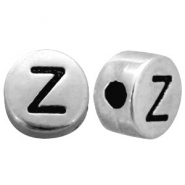 Metal-look beads letter Z Antique Silver