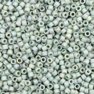 Miyuki beads delica's 11/0 Opaque Glazed Frosted Rainbow Cadet Grey DB-2320