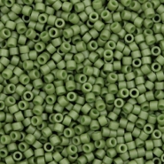 Miyuki beads delica's 11/0 Opaque Matte Luster Olive Green DB-391
