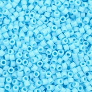 Miyuki beads delica's 11/0 Opaque Matte Turquoise Blue DB-755