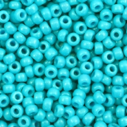 Miyuki seed beads 8/0 Duracoat Opaque Underwater Blue 8-4480