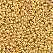 Miyuki seed beads 11/0 Duracoat Galvanized Gold 11-4202