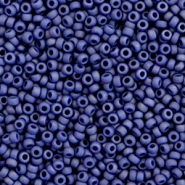 Miyuki seed beads 11/0 Opaque Matte Luster Cobalt Blue 11-2075