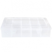 Jewellery display 15 compartment storage box Transparent