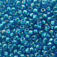 Miyuki seed beads 8/0 Fancy Lined Pacific Blue 8-3537