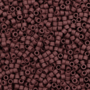 Miyuki beads delica's 11/0 Opaque Matte Currant Brown DB-1584