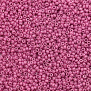 Miyuki seed beads 15/0 Duracoat Opaque Pansy Rose 15-4468 
