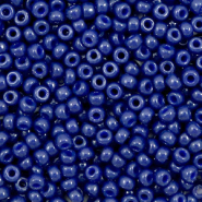Miyuki seed beads 8/0 Duracoat Opaque Dyed Navy Blue 8-4493