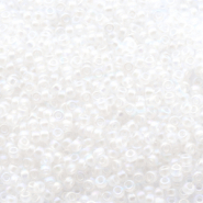 Miyuki seed beads 11/0 White Lined AB Crystal 11-284