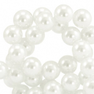 Top quality Glass pearls 8mm White