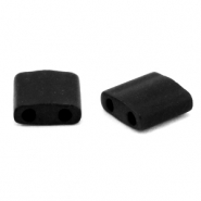 Miyuki beads tila 5x5mm Opaque Matte Black TL-401F