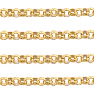 Stainless Steel findings belcher chain 2mm Gold