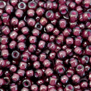 Miyuki seed beads 8/0 Fancy Lined Aubergine Purple 8-386