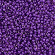 Miyuki seed beads 11/0 Semi Frosted Dark Lilac Lined Light Amethyst 11-1932