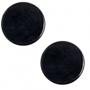 20 mm flat Polaris Elements Cabochon Lively Jet Black