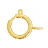 Stainless steel findings clasp 12x14mm Gold
