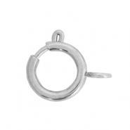 Stainless steel findings clasp 10x12mm Silver