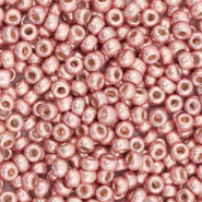 Miyuki seed beads 8/0 Duracoat Galvanized Dark Coral Pink 8-4209