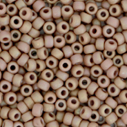 Miyuki seed beads 8/0 Opaque Glazed Frosted Rainbow Lavender 8-4694