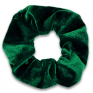 Scrunchie velvet hair tie Fir Green
