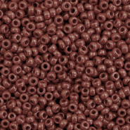 Miyuki seed beads 11/0 Opaque Red Brown 11-419