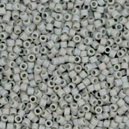 Miyuki beads delica's 11/0 Opaque Matte AB Gray DB-882