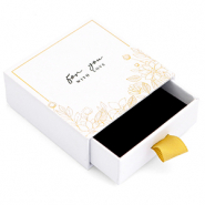 Jewellery (gift) box "for you with love" White