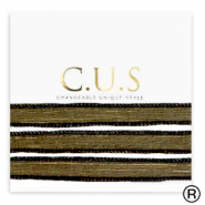 C.U.S® jewellery ribbon Shimmery Black