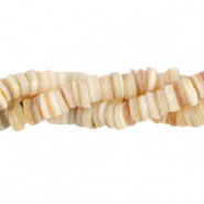 Shell beads disc 7mm Cream Beige