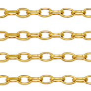 Stainless steel belcher chain anchor cable Gold