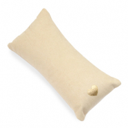 Jewellery display cushion velvet &hearts; Natural Beige