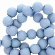 8 mm acrylic beads Carolina Blue