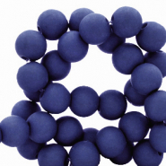 6 mm acrylic beads Dark Royal Blue