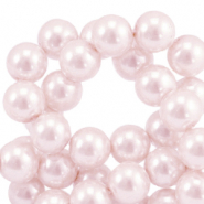 Glass pearls 4mm Light Pink