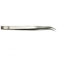 Beadsmith tweezer bent Silver