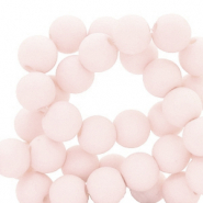 4 mm acrylic beads matt Touch Of Pink