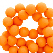 6 mm acrylic beads matt Orange Peel