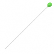 DQ European metal findings headpin 52mm Antique Silver-Neon Green(nickel free)