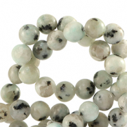 Natural stone beads Quartz 6mm Seafoam Green