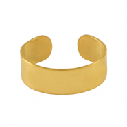 Stainless steel findings rings Gold