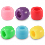 Acrylic beads rondelle 8mm Multicolour