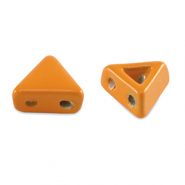 Tile beads triangle Orange
