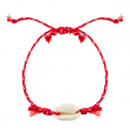 Ready-made Bracelets Cowrie Pink-Purple