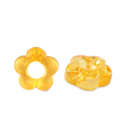 Acrylic beads flower Transparent Spectra Yellow