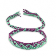 Ready-made Bracelets Grape Purple-Turquoise