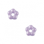 Czech Beads Flower 5mm Lilac