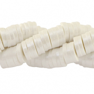 Katsuki beads 6mm White-Pearl Shine Coating