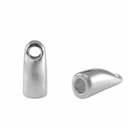 DQ European metal end caps Ø2.8mm Antique Silver (nickel free)