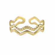 Stainless steel rings Gold