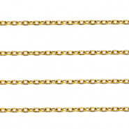 Stainless steel findings belcher chain anchor cable Gold